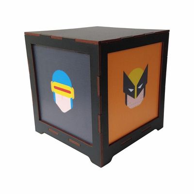 Luminária Box X-men Em Mdf