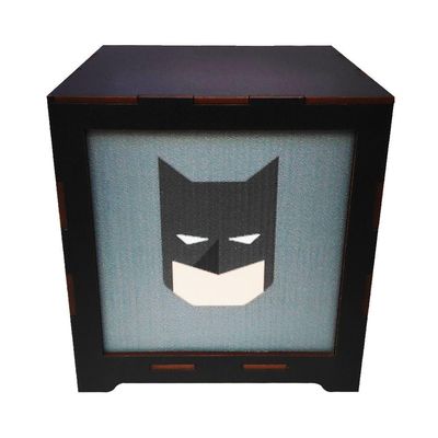 Luminária Box Liga Da Justiça Em Mdf