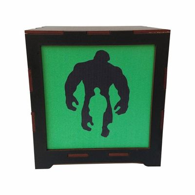 Luminária Box Vingadores Modelo 02 Em Mdf