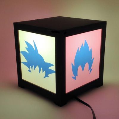 Luminária Box Dragon Ball Em Mdf