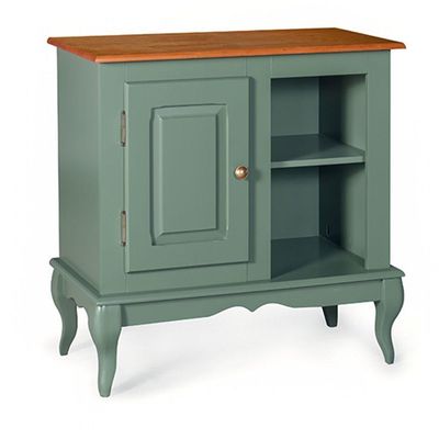 Balcão Para Banheiro 2 Portas Com Nichos Dália M53051 Cor Laca - Verde Musgo