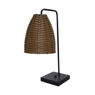 Abajur De Mesa Cúpula Junco Avelã Bivolt