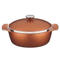 Panela De Alumíniu Forjado Lion 3,9 Litros Com Tampa 24 Cm