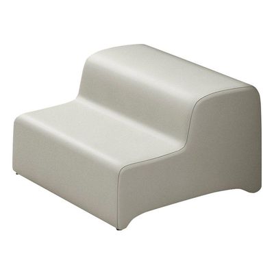 Maca Salão De Beleza E Puff 190X70Cm Sintético Bege