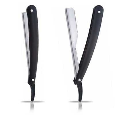 Kit Barbeador Profissional Navalha Pincel Barba + Lâminas