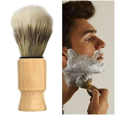 Kit Barbeador Profissional Navalha Pincel Barba + Lâminas