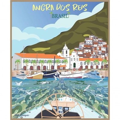 Quebra Cabeça Angra Dos Reis 1014 Pçs - 89 X 73cm
