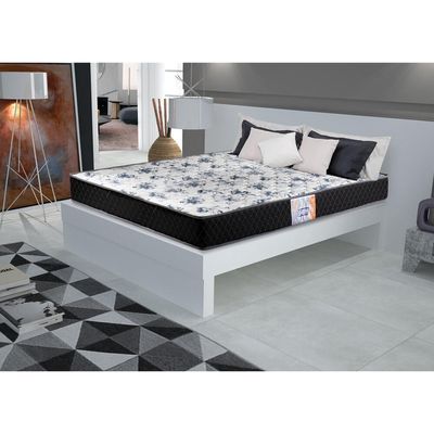 Colchão Casal Gazin 138x15x188cm - Espuma D33 Cr408e Preto/branco