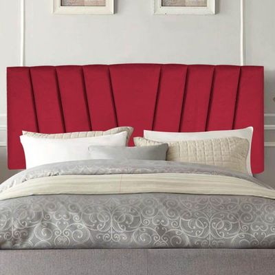Painel Estofada Bélgica 160cm Queen Size Para Cama Box Quarto Corino Vermelho - Gat Magazine