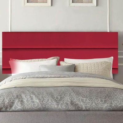 Painel Estofada Argentina 100cm Solteiro Para Cama Box Quarto Corino Vermelho - Gat Magazine