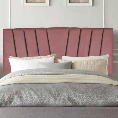 Painel Estofada Bélgica 160cm Queen Size Para Cama Box Quarto Suede Rose Gold - Gat Magazine