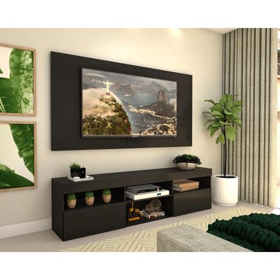 Rack com Painel Tv até 65" e 2 Portas Toronto Multimóveis