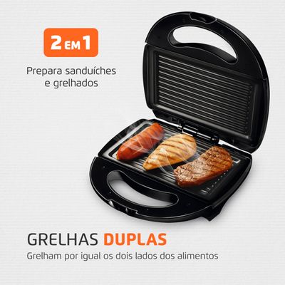 Sanduicheira Mondial Fast Grill e Sandwich S-12 110V
