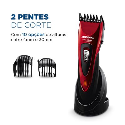 Cortador de Cabelos Mondial Flex Clipper CR-04 Bivolt
