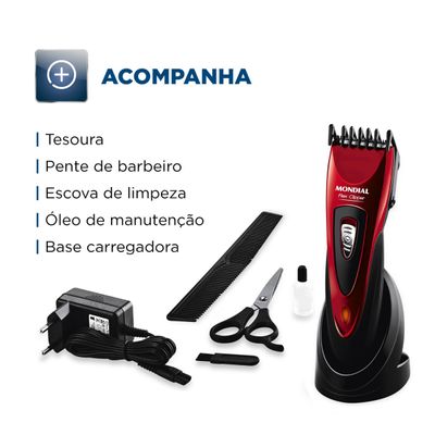 Cortador de Cabelos Mondial Flex Clipper CR-04 Bivolt