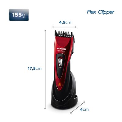 Cortador de Cabelos Mondial Flex Clipper CR-04 Bivolt
