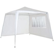 Conjunto Parede Para Gazebo 2,4m x 3m Ráfia Branco