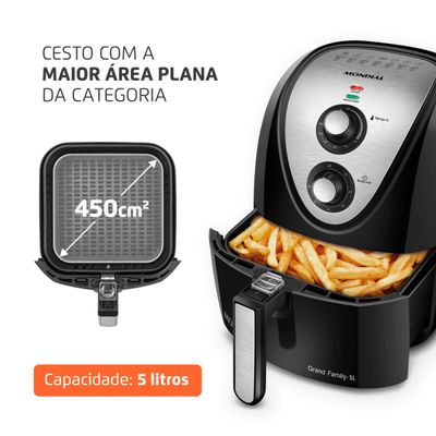 Fritadeira Air Fryer 5 Litros AFN-50-BI Mondial 110V