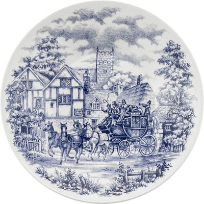 Kit Pratos Rasos Fundos E Sobremesa 18 Peças Biona Cena Inglesa Oxford® Cerâmica