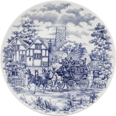 Kit Pratos Rasos E Fundos 20 Peças Biona Cena Inglesa Oxford® Cerâmica