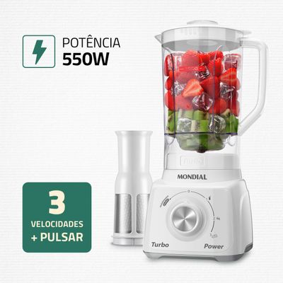 Liquidificador Mondial Turbo Power L-99-WG 110V