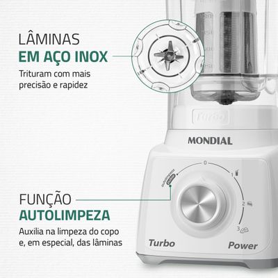Liquidificador Mondial Turbo Power L-99-WG 110V