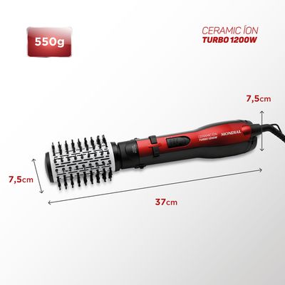 Escova Rotativa Ceramic Íon Turbo Mondial ER-09 220V