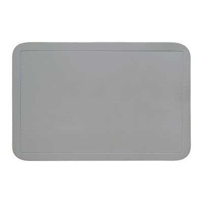 Jogo Americano Copa E Cia 6 Peças Pvc Color Cinza