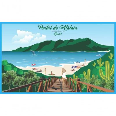 Quebra Cabeça 1014 Peças - Pontal Do Atalaia - Rj 98 X 74cm