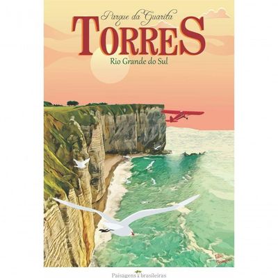 Quebra Cabeça Torres Rio Grande Do Sul 1014 Peças 98 X 70