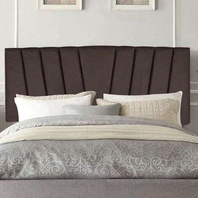 Painel Estofada Bélgica 160cm Queen Size Para Cama Box Quarto Corino Marrom - Gat Magazine