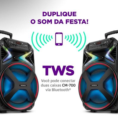 Caixa Amplificada Connect Lights Plus CM-700 Bivolt