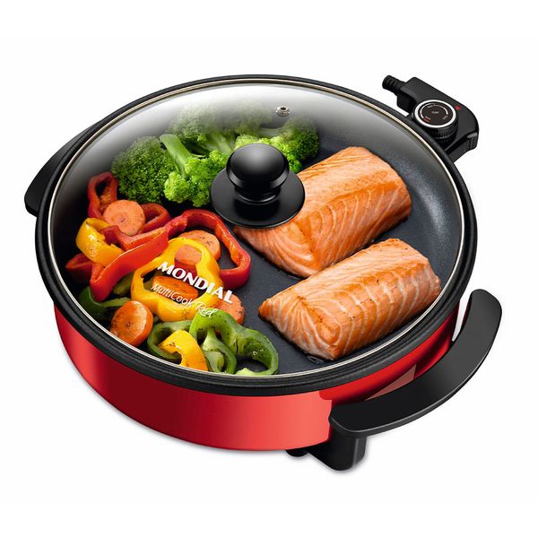 Panela Elétrica Mondial Multicook Red PE-28 110V