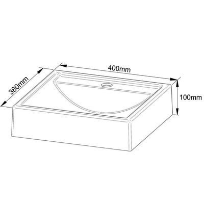 Conjunto de Banheiro Balcão Suspenso BN3605 c/ Cuba Pia BN3600 60cm cor Amêndoa - Tecno Mobili