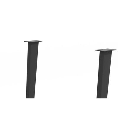 Base de Mesa p/ Cozinha Iguaçu M079 AÇO s/Tampo Niquel - Kappesberg