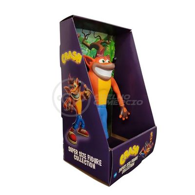 Boneco Action Figure Crash Bandicoot Articulado 25cm