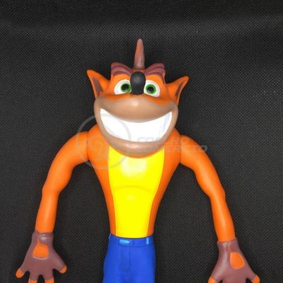 Boneco Action Figure Crash Bandicoot Articulado 25cm
