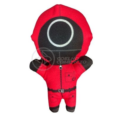 Boneco De Pelucia Squid Game Round 6 Vermelho 26Cm