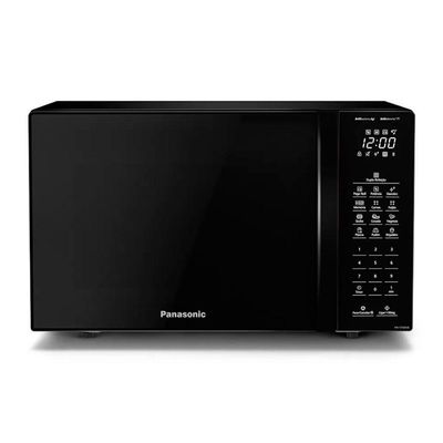 Forno Micro-ondas 34 Litros 900w Dupla Refeição Nn-st66nbru Panasonic Preto Glass 220v