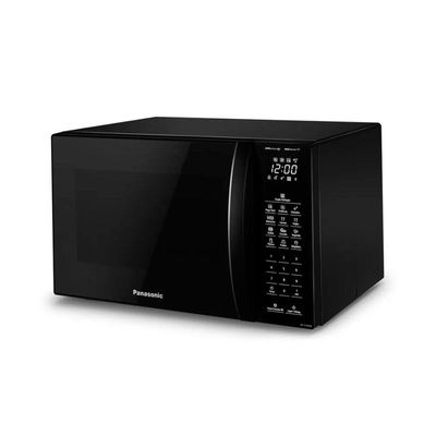 Forno Micro-ondas 34 Litros 900w Dupla Refeição Nn-st66nbru Panasonic Preto Glass 220v