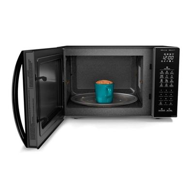 Forno Micro-ondas 34 Litros 900w Dupla Refeição Nn-st66nbru Panasonic Preto Glass 220v