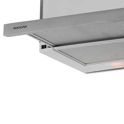 Depurador De Ar Suggar Slim De Embutir 80cm Inox 220v De82ix