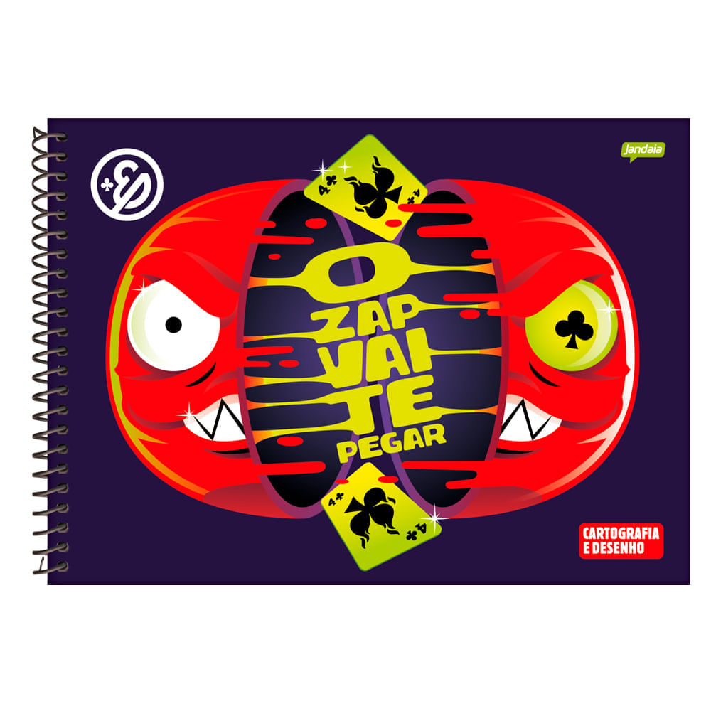 Caderno Espiral Cartografia 80fls Enaldinho Jandaia