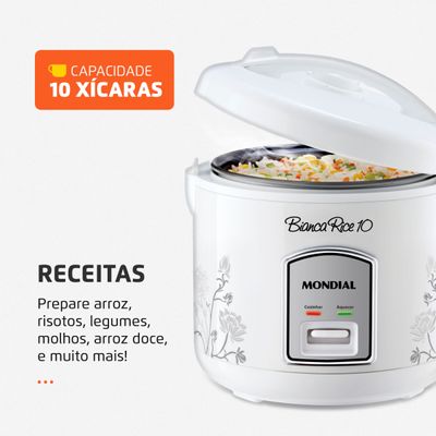 Panela Elétrica Mondial Bianca Rice 10 PE-10 110V