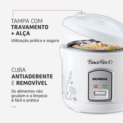 Panela Elétrica Mondial Bianca Rice 10 PE-10 110V