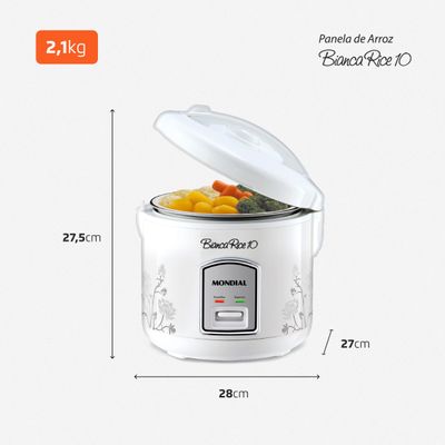 Panela Elétrica Mondial Bianca Rice 10 PE-10 110V