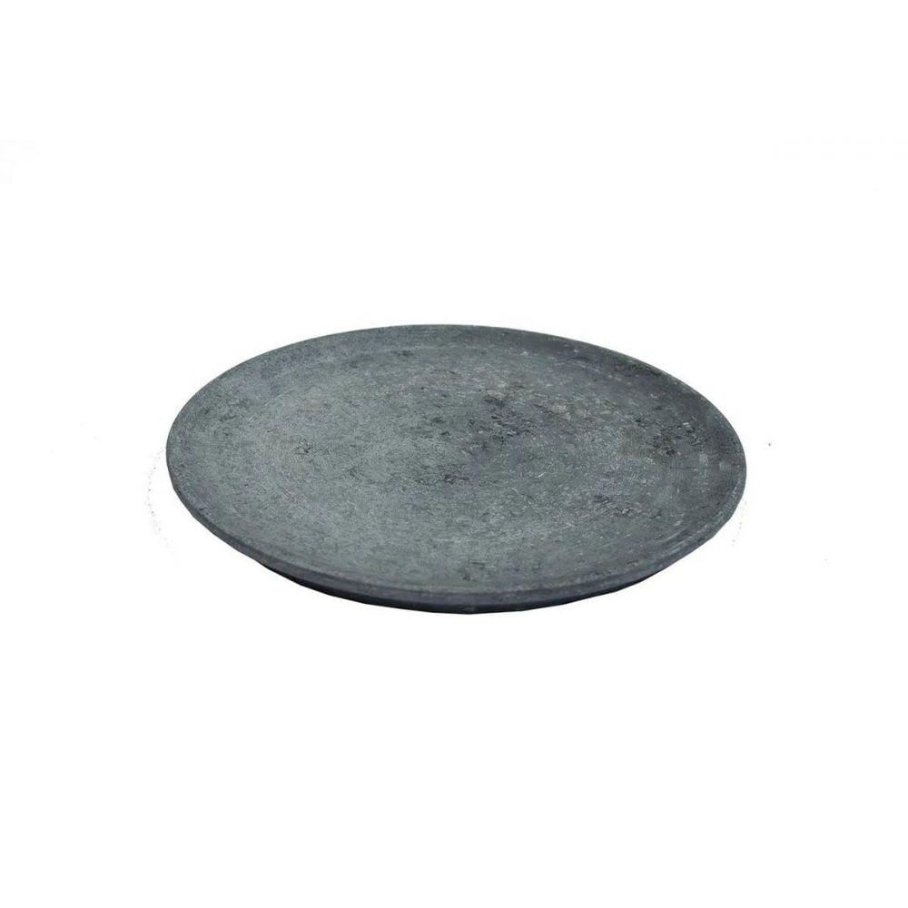 Caldeirão Alumínio Craqueado Alça Galvanizada Preto 24cm