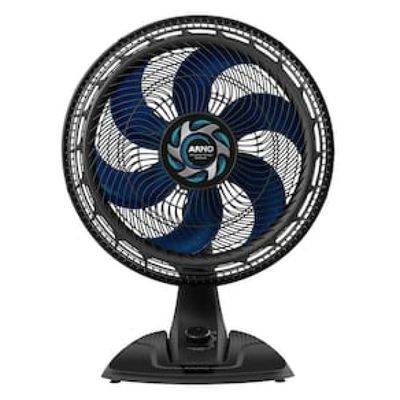 Ventilador de Mesa Arno Xtreme Force VB40 40cm com 3 Velocidades e 6 Pás – Preto Preto / 220