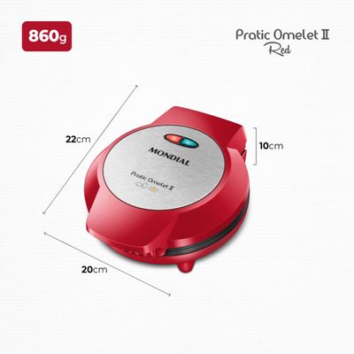 Omeleteira Elétrica Mondial Pratic Omelet II - OM-04-RI 110