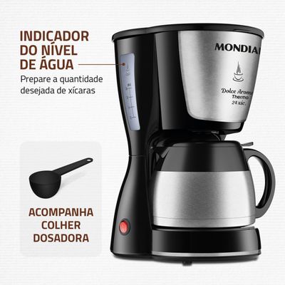 Cafeteira Elétrica Mondial Dolce Arome C-33JT-24X 110V